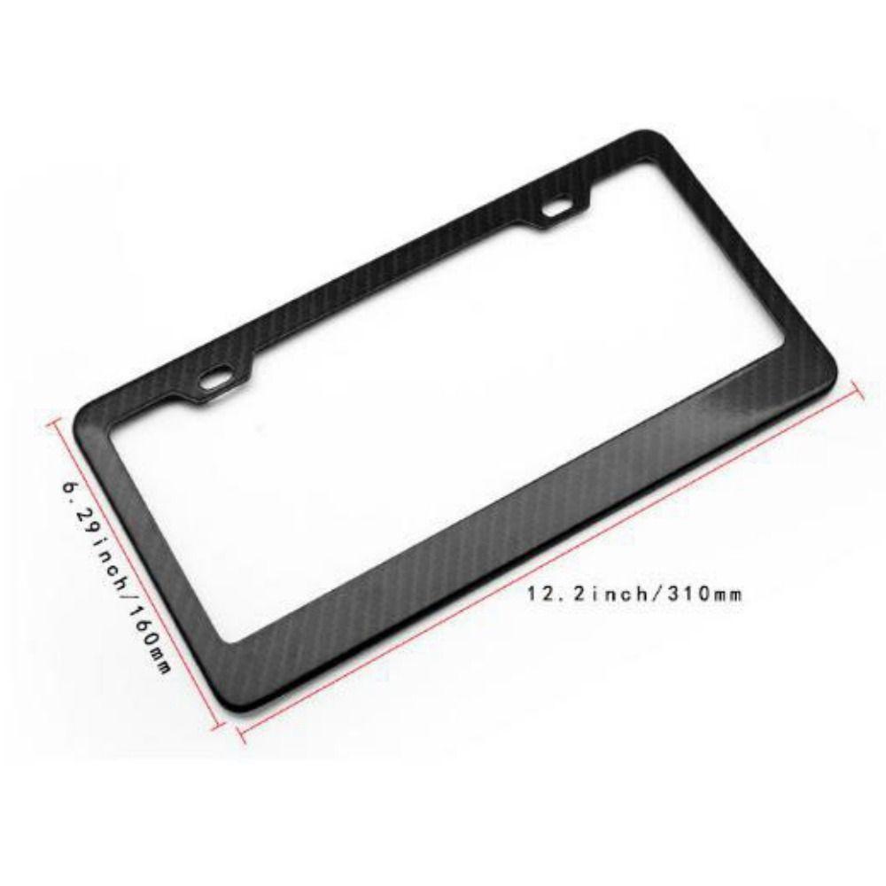 American Style Protecting License Plates Black License Plate Frame New License Plate Cover
