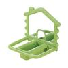Multifunctional Bird Perches Mirror and Food Dish Stand for Bird Cages Safe Plastic Promoting Activity and Curiosity