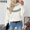 Women's Fashion Casual Fall Winter Long Sleeve O-Neck Sweaters