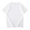 Men's & Women's Seamless Heavyweight CVC Cotton Short Sleeve T-shirt - Solid White