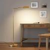 Dimmable Metal Floor Lamp, 12W LED Reading Floor Lamp with Swing Arm, 3 Color Temperature, Height Adjustable Standing Lamp