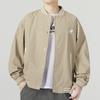 New Balance Jackets Men's Khaki Baseball Collar Moderate Other AMJ33362-BNN