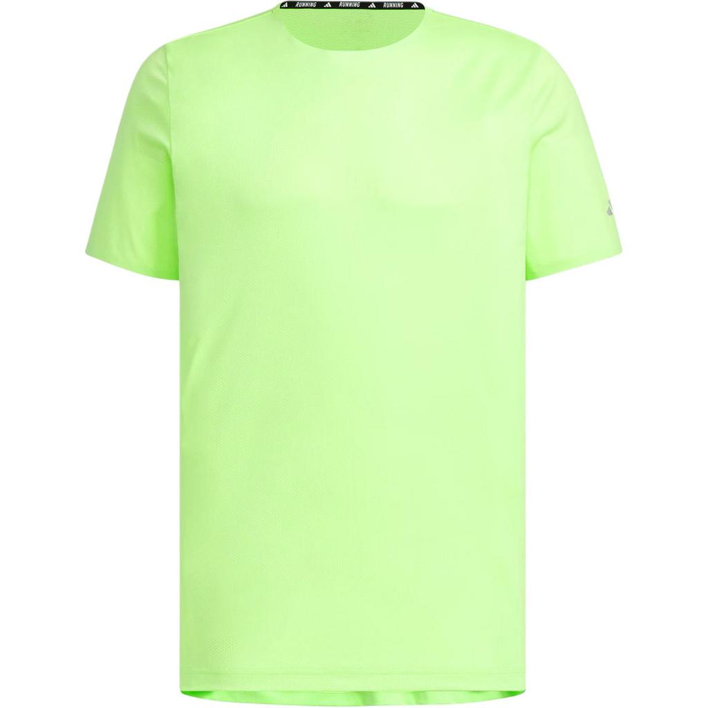 Adidas Climacool Ess Round Neck Quick-Dry Cool Running Sports Short Sleeve T-Shirt Men Tops Bright-Lemon-Yellow Dark-Silver-Gray JY7012