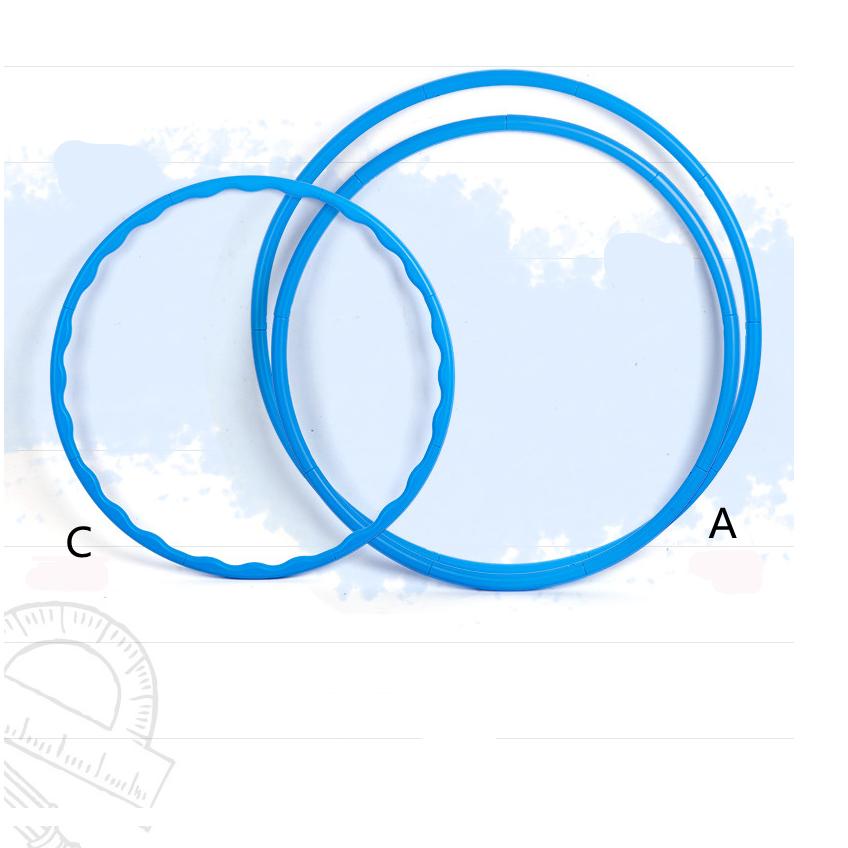 Sport  Detachable hula Hoop Fitness Slimming  Bodybuilding Install Exercise Waist Hoop Workout