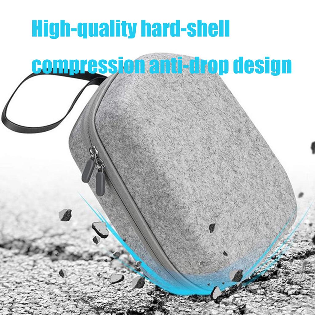 Antiscratch Carrying Bag Pouch Solution Portable Handle Design For VR Devices With Hard Shell And Ergonomic Grip Handle