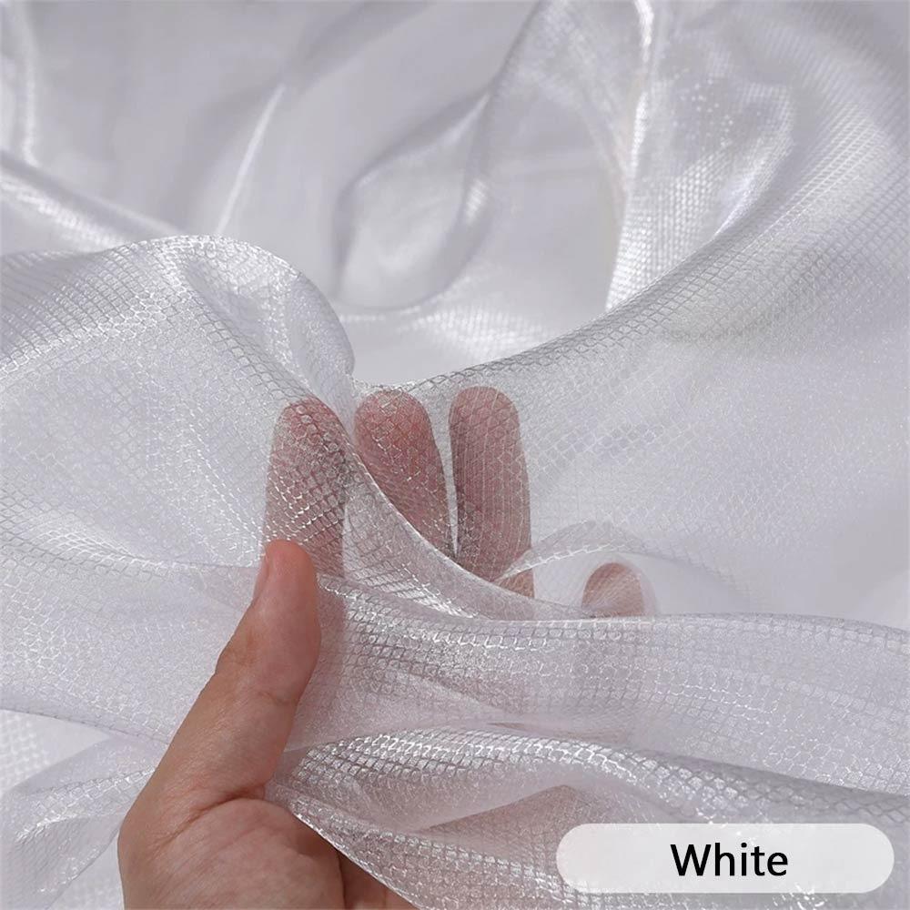 Handmade Mesh Fabric 145*100cm Decorative Yarn Fish Scale Organza Fabric  Wedding Dress