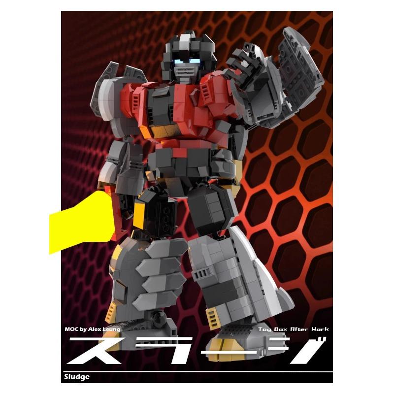 Transforming Robot  Assembly Idea Silt Puzzle Building Block Set Gift Assembly Toy for Boys