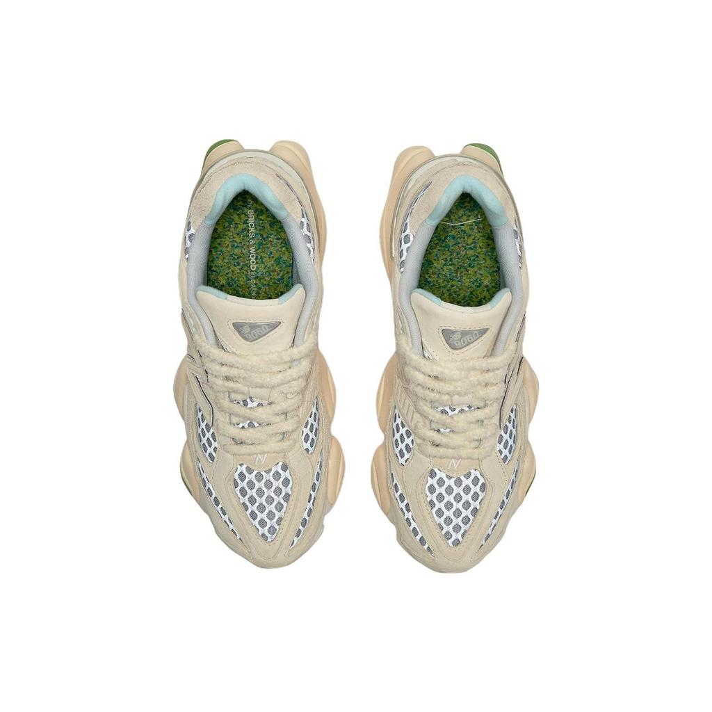 Bricks & Wood X New Balance 9060 Nothing Changed But the Address Unisex Sneakers Cream Angora Rain-Cloud U9060BW1