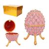 Box with Zircons EGG 3 Colors