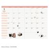 2027 Planner Pan Dorobou B6 Monthly Diary B