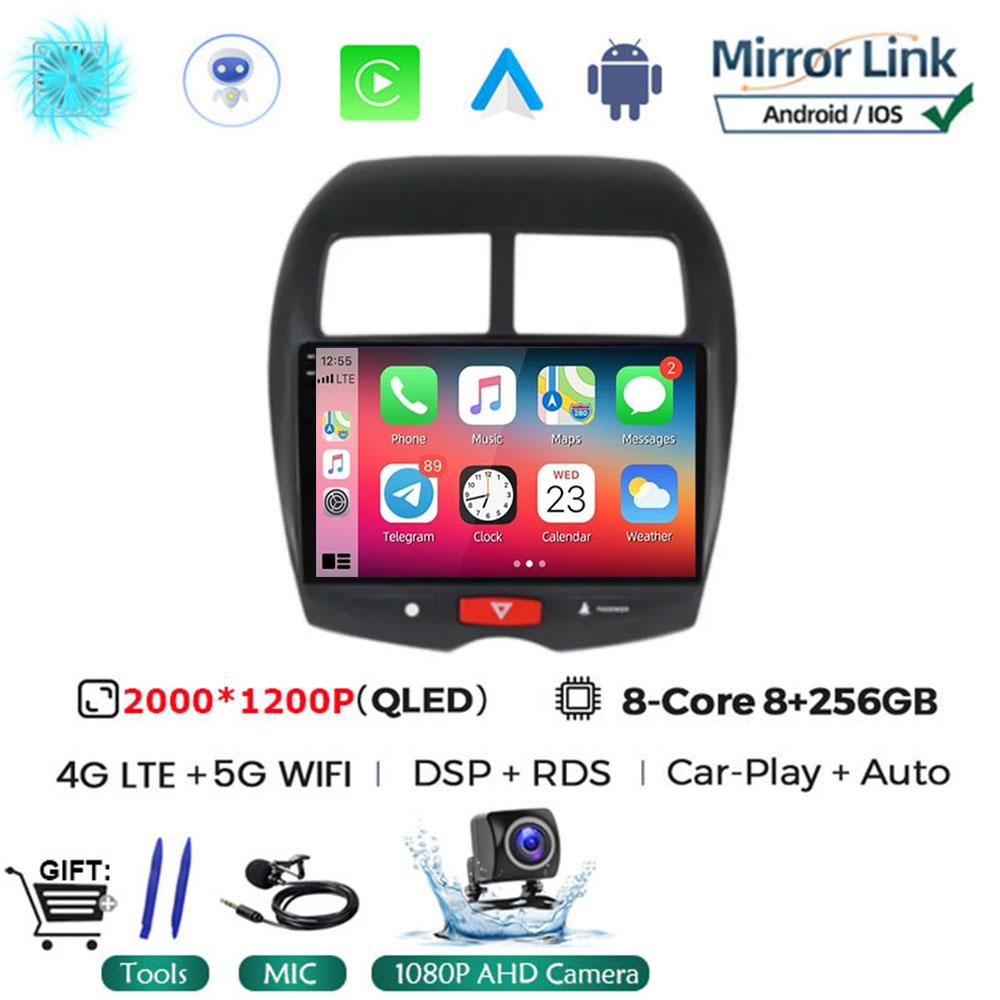 Android 14 For Mitsubishi ASX 1 2010 - 2013 2014 2015 2016 Multimedia Car TV Vehicle Video GPS Navigation Stereo Radio NO DVD