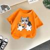 Children's Casual Short-sleeved T-shirt - Summer Boys' And Girls' Cute T-shirt