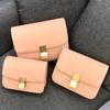 Leather spring and summer new bag women's messenger bag women's box small square bag, women's bag small shoulder tofu bag
