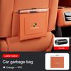 Magnetic Car Garbage Bag Waterproof Hanging Universal Trash For Porsche Cayenne Panamera Macan Boxster Cayman 718 911 Sticker