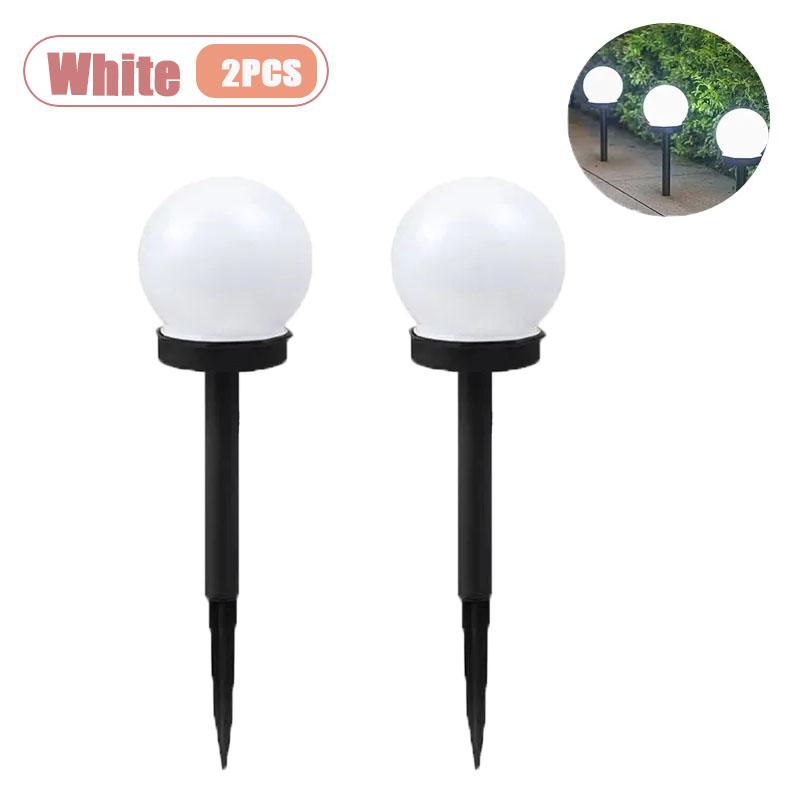 2/4/8PCS Garden Yard Solar LED Outdoor Light Bulb Waterproof for Street Park Summer Camping Decoration IP65 Rated