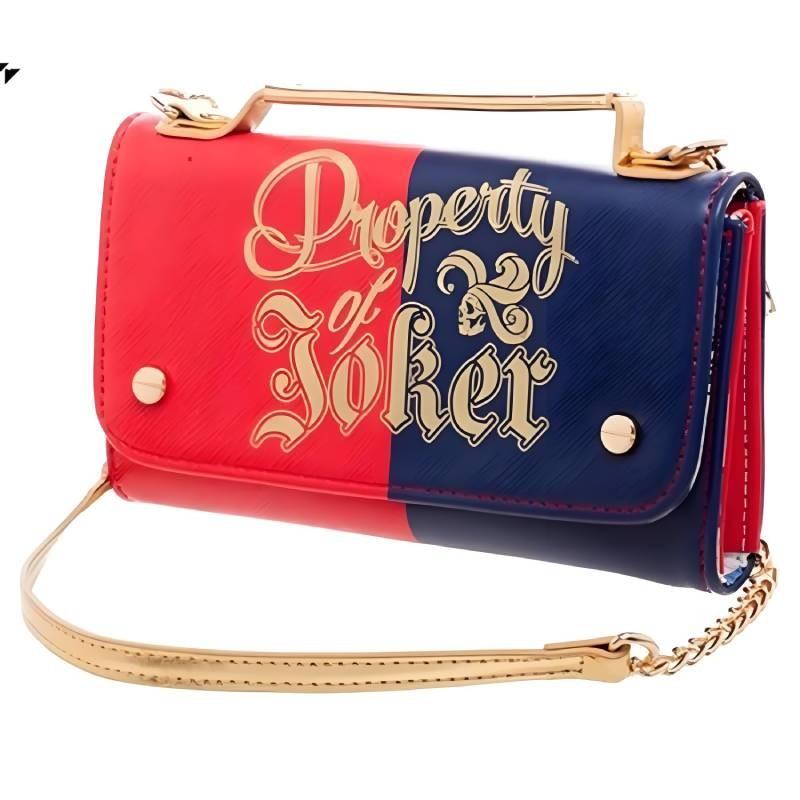 

Suicide Squad Pu Leather Crossbody Bag With Metal Chain For Women Travel Accessories