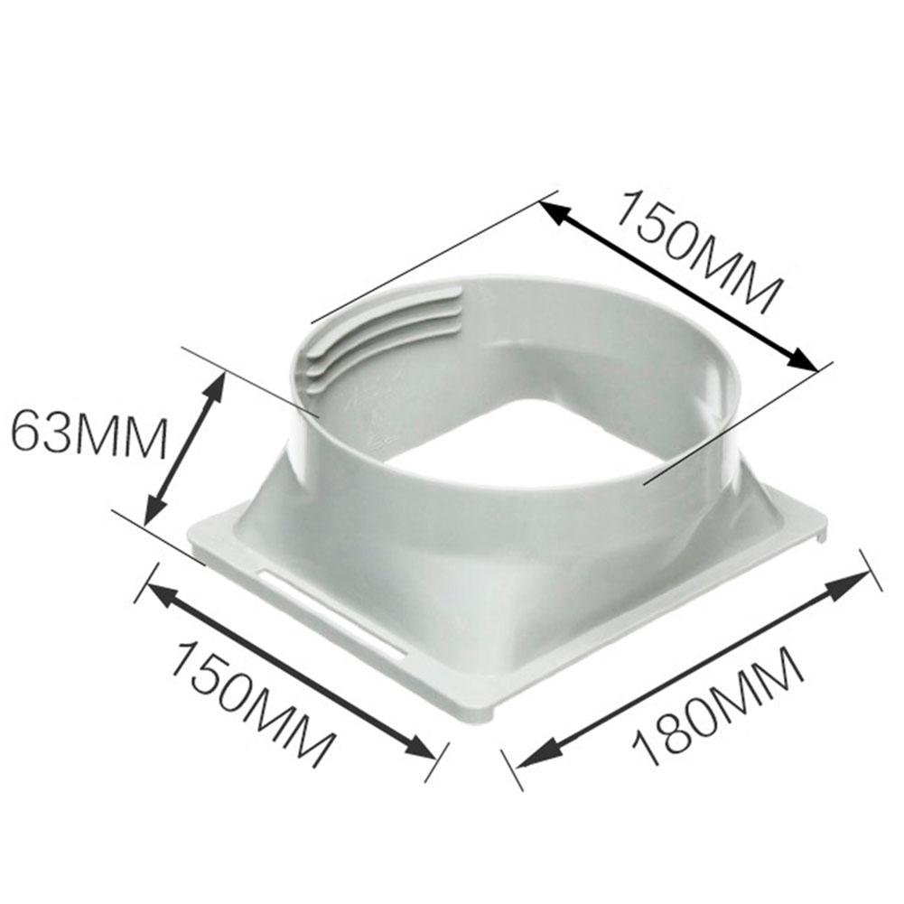 1Pc Durable Air Conditioner Exhaust Hose Pipe Interface Connector Adapter Universal Air-Conditioning Accessories Easy To Install