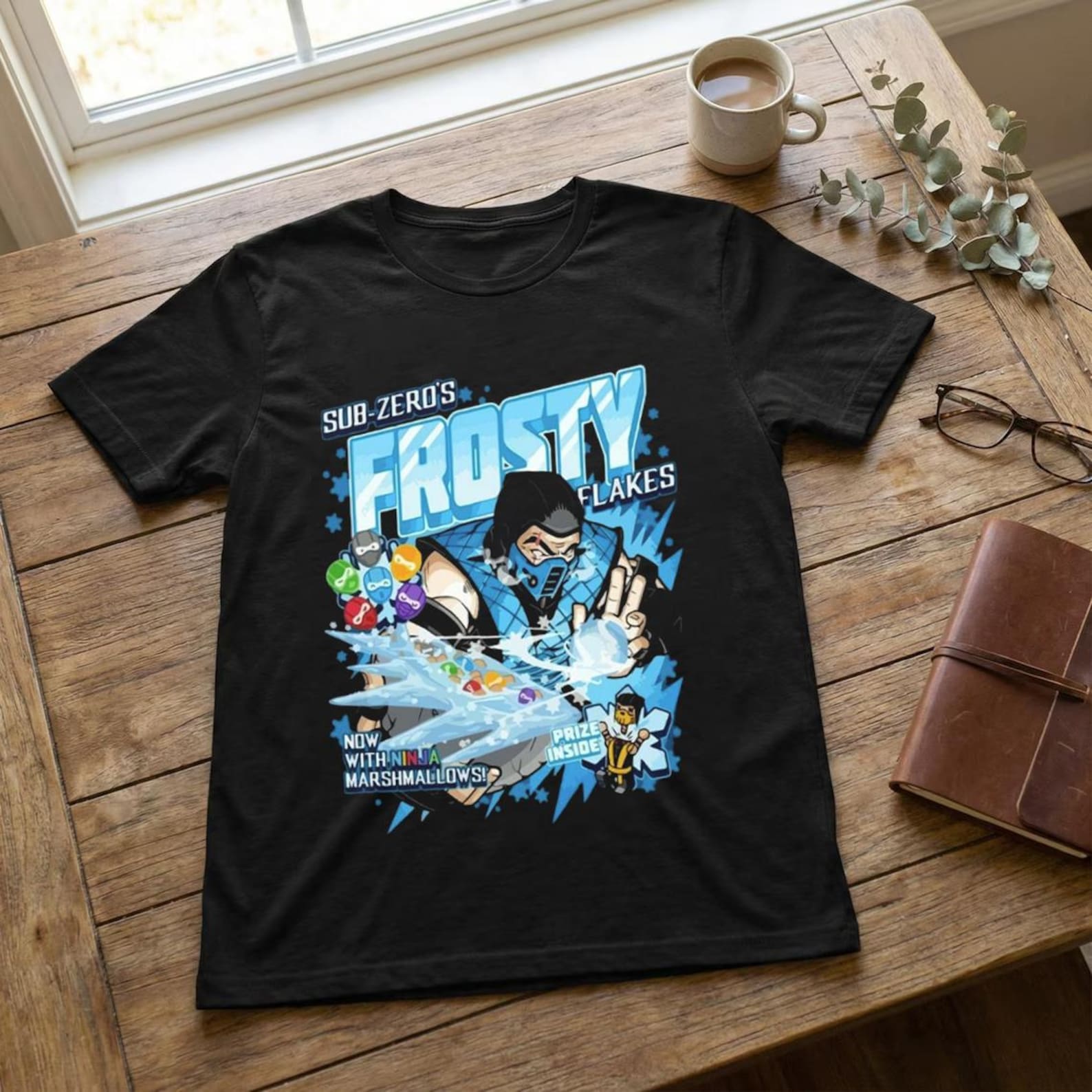 SUB-ZEZO Mortal Kombat Parody Frosty Video Game T-Shirt, Funny Subzero Shirt, Mortal KombaT-Shirt, MK Shirt, Mortal Kombat Game Shirt 4XL