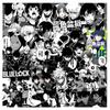 10/30/70pcs Anime Blue Lock Stickers Cool Isagi Yoichi Cartoon Sticker Skateboard Notebook Phone Black White Manga Decals Decor
