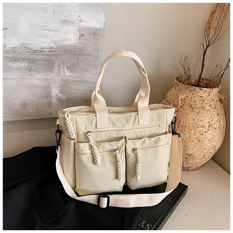 Casual Large Capacity Women's Crossbody Bags Nyl Multi-pocket Commuter Ladies Shoulder Bag Fashi Travel Female Handbag Tote
