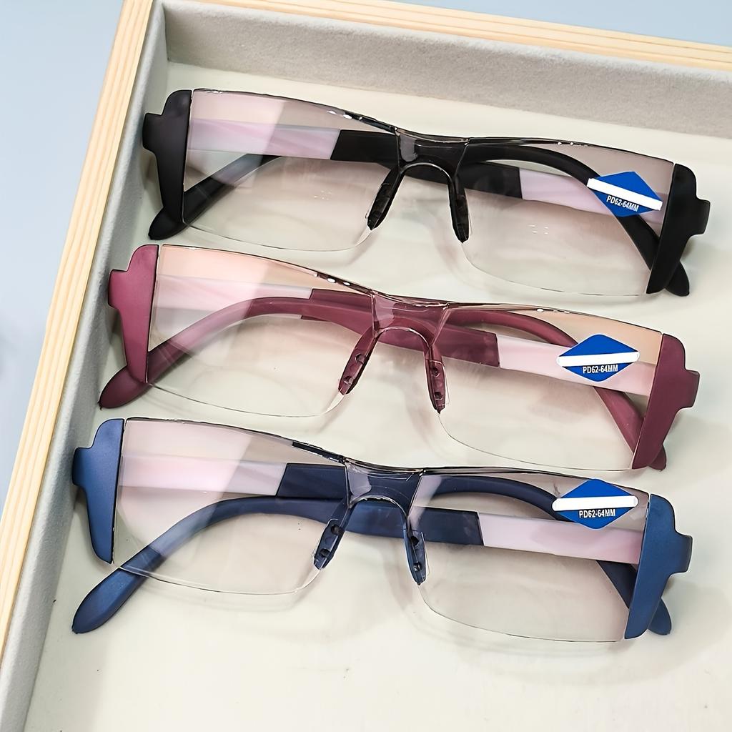 3Pcs Stylish Colorful Reading Glasses For Men And Women Vision Correction With +1.0 To +4.0 Fashionable Lightweight For Reading
