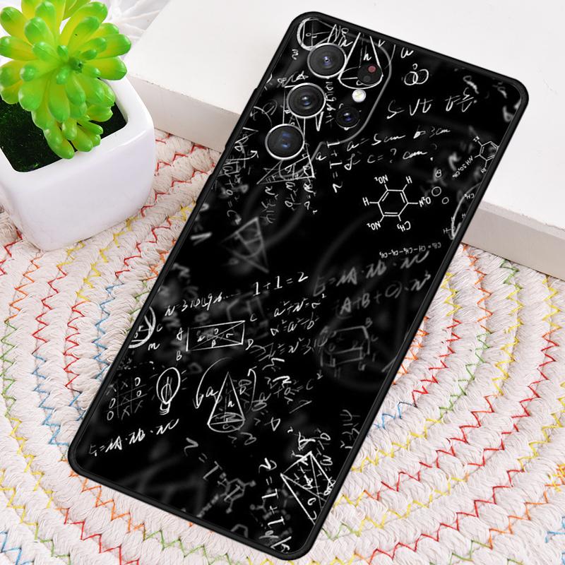 Atom Science Chemistry Phone Case for Samsung Galaxy note 10 pro S26 Ultra S23 S24 FE S25 S21 S22 PLUS shockproof Cove