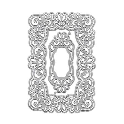 Lace frame Door Cutting Die Stencil Scrapbooking Embossing Card Craft Decor DIY