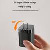 65W Retractable Type-C Charger with Built-in Cable - EU Standard