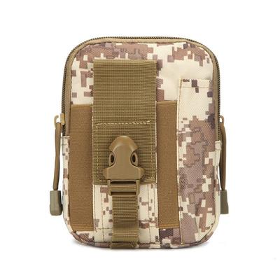 Bolsa de Cintura Tática Camuflada Esportiva Molle para Celulares de 6-7 Polegadas