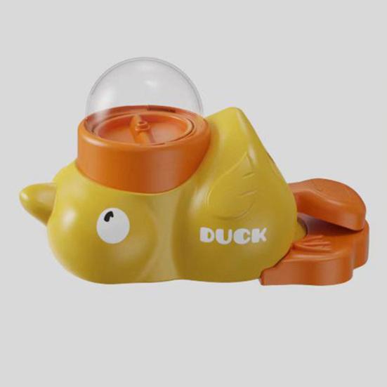 Interactive Dog Slow Feeder Puzzle Toy Large Capacity BPA Free Easy to Clean Cartoon Duck Shaped Dog Treat Dispenser Toy