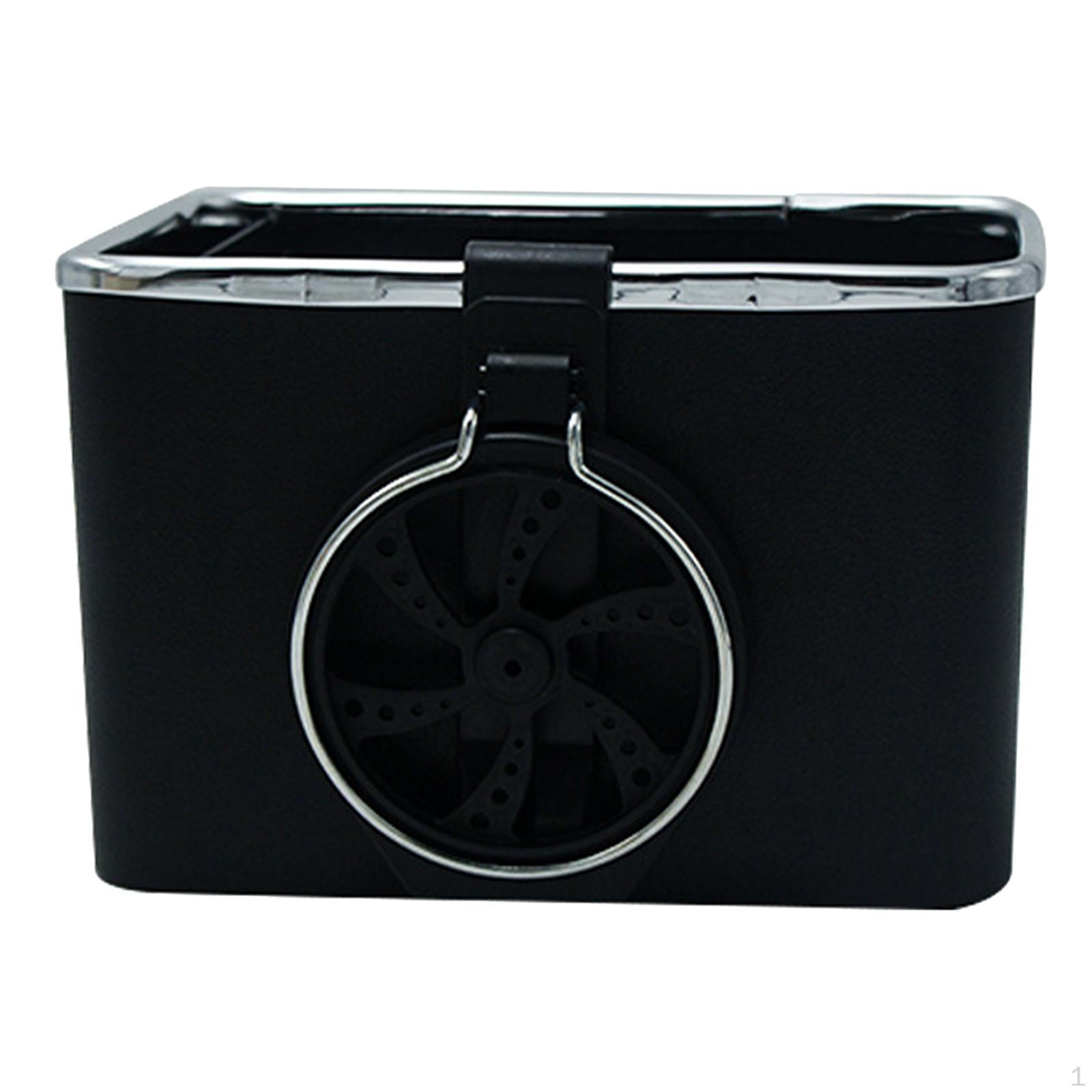 

Box Crevice Storage Foldable Gadgets Holder Water Cup Seat Organizer Paper Towels Cellphones Single-cup Black