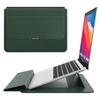 3-in-1 Laptop Sleeve With Built-in Stand MacBook Air Pro 13.3 14 16.1 Inch PU Leather Protective Case
