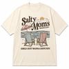 Salty Moms Beach Club Vintage Summer Tee – Girls Just Wanna Have Sun Shirt