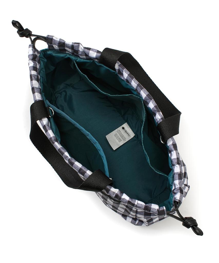 CITY DRAWSTRING BAG E/W /1084/Uptown Gingham/Black