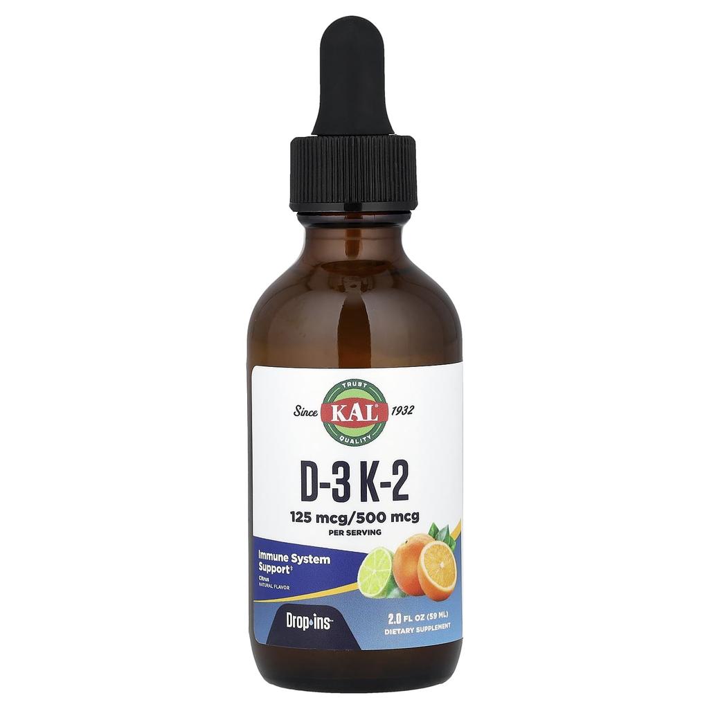D-3 K-2 Drop Ins, Natural Citrus, 59Ml(2Fl Oz)