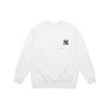 MLB Sweatshirts Unisex White Crew Neck Moderate Regular 31MT05111-50I