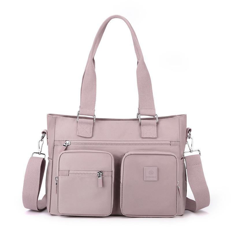 Skulderveske Dame Nylon Crossbody Bag Stor kapasitet Mors veske