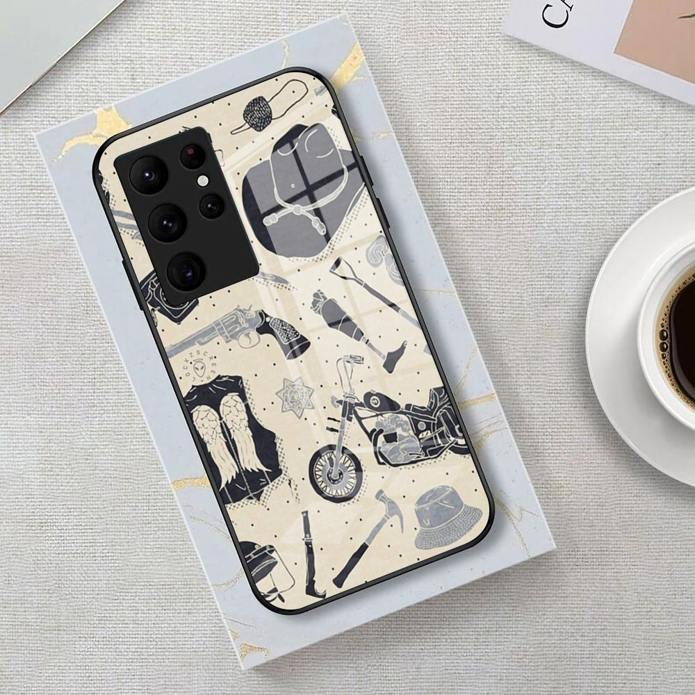 

The Walking D-Dead Phone Case For Samsung S25 Edge Ultra 23 22 21 20 Ultra Plus S24 Fe A54 53 25 Glass Cover Samsung A55