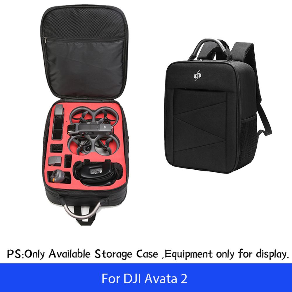 

Bagpack For DJI Avata/Avata 2 Large Capacity Storage Bag Outdoor Travel Case For DJI Avata 2 Flight Glasses 3/2 Drone Accessorie