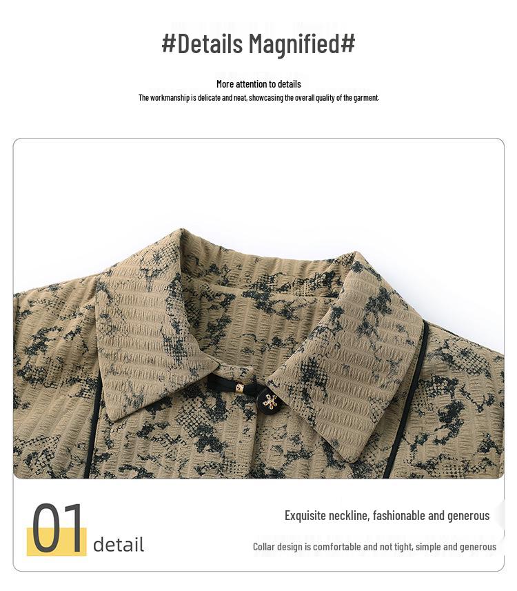 2025 Vintage-Inspired Spring Jacket for Women 50s-60s: Fashionable Outerwear for Middle-Aged and Seniors