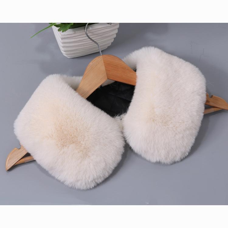 Límec Liščí kožešina Šála Zimní Luxusní Nadýchaná Šála Udržuje Krk v Teple Ženy Muži Huňaté Čtvercové Šály Doplňky ke Kabátu