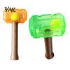 Dog Chew Toys for Medium Large Dogs 2Pcs Squeaky Hammer with Tennis Ball Inside, Interactive Fetch Toys, Unique Shaped Toy Rubber Indoor Outdoor Play