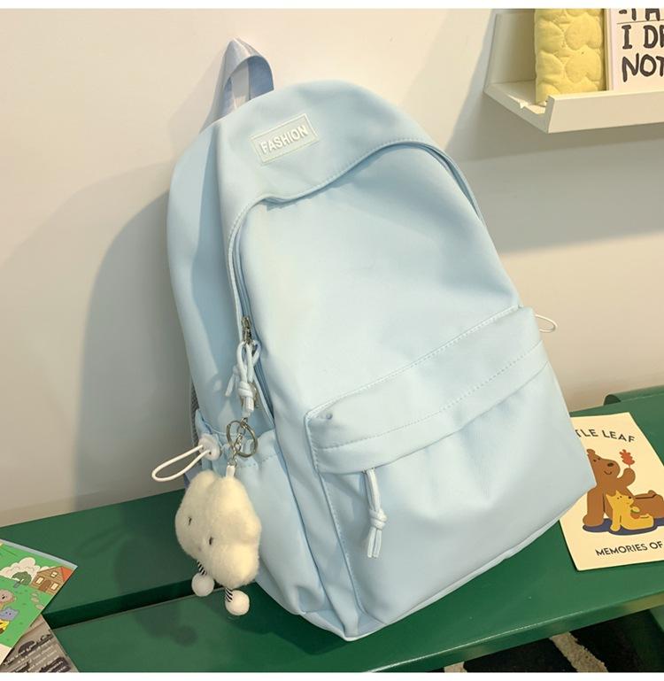 Schoolbag Simple Leisure Commuter Bag Large Capacity Tote Bag 1011 New Japanese Large Capacity Versatile High Value Backpack