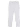 MARTINE GOLF Double Button Semi High Waist Pants_White