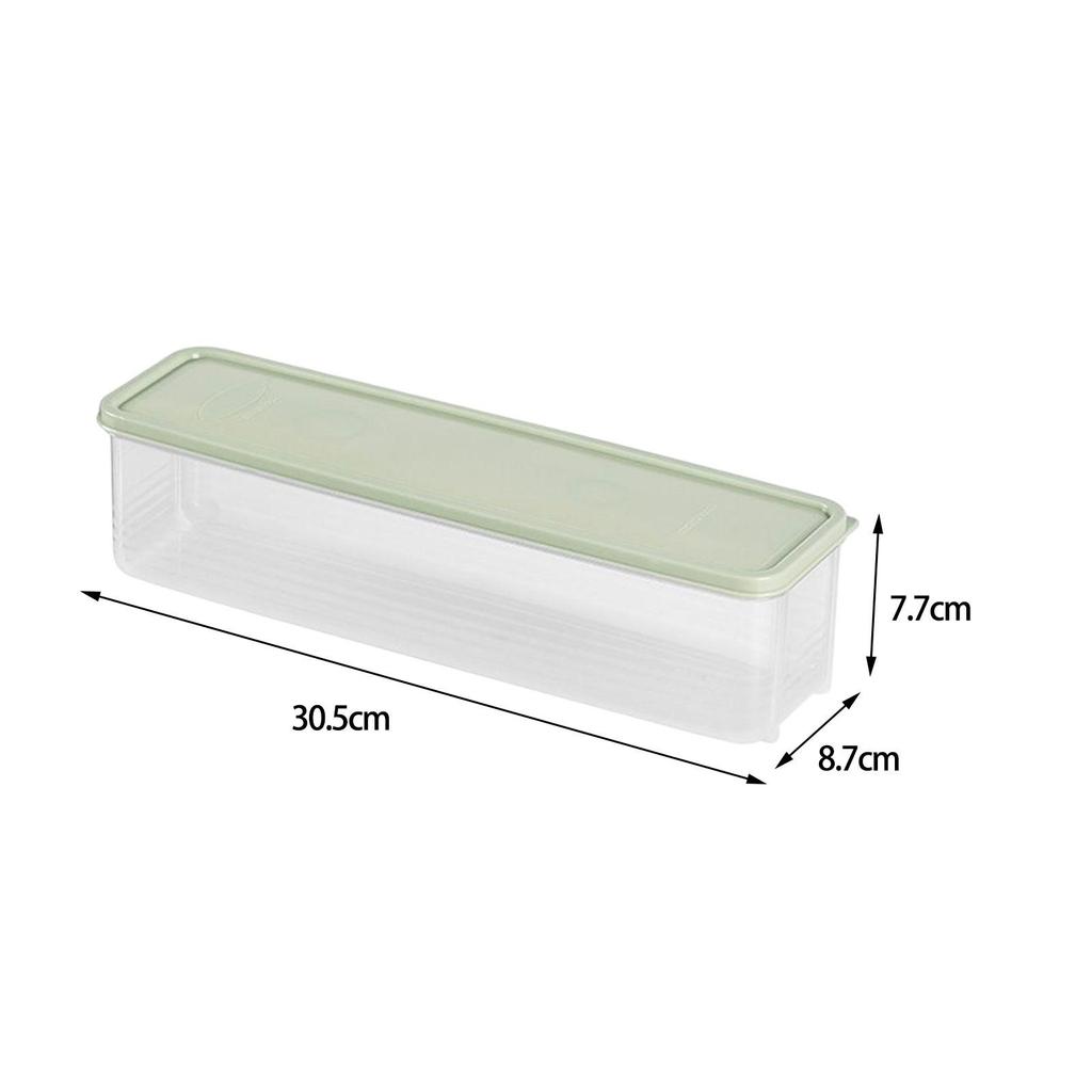 Spaghetti Box with Airtight Lid Egg Storage Container Meal Prep Container Clear
