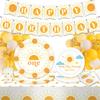 Sun Themed Party Tableware Paper Plates Tissue Paper Cups Birthday Supplies, Bohemian Disposable Birthday Parties