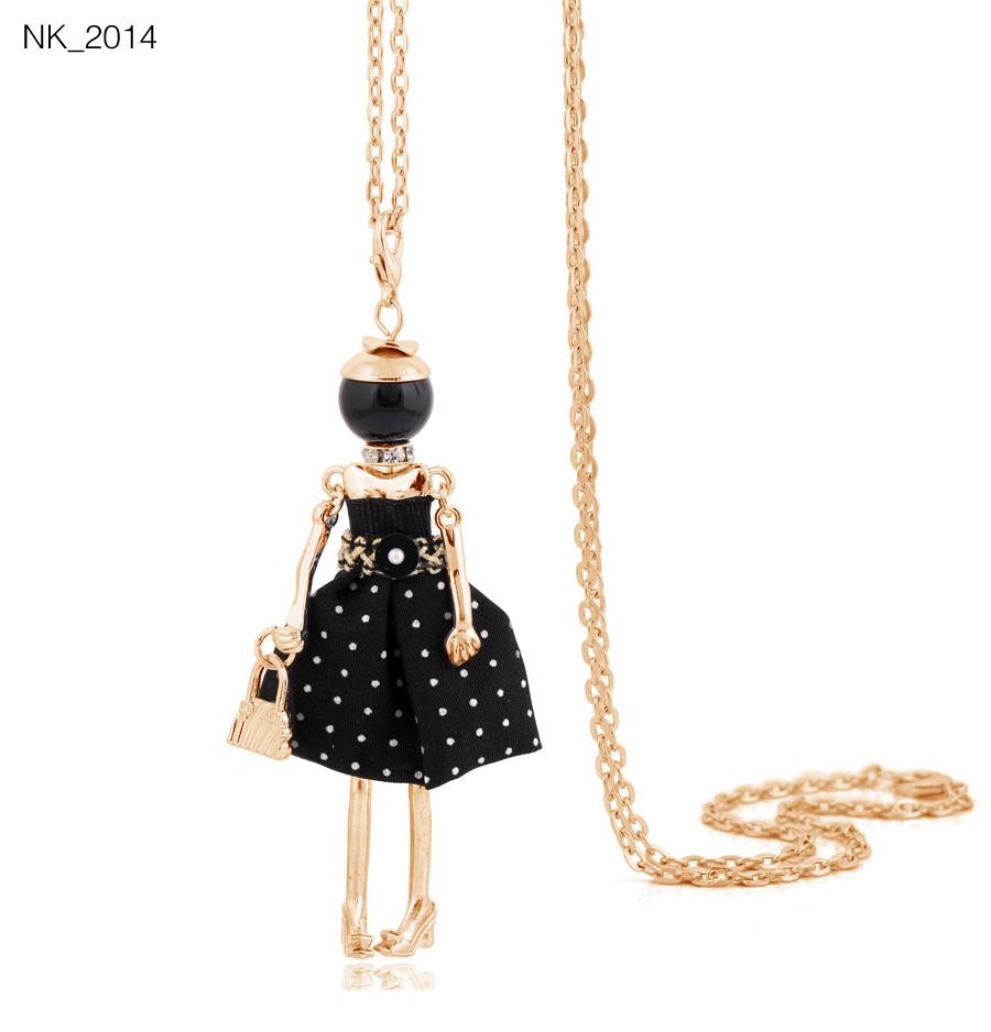 Cute Women Necklace Statement Lady Charm Long Trendy Necklace New Fashion Female Big Pendant Lovely Jewelry Gift