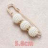 Pearl Waist Pins, Accessories, Dresses, Large Waistband, Small Clothes Neckline, High-end Anti-light Brooch