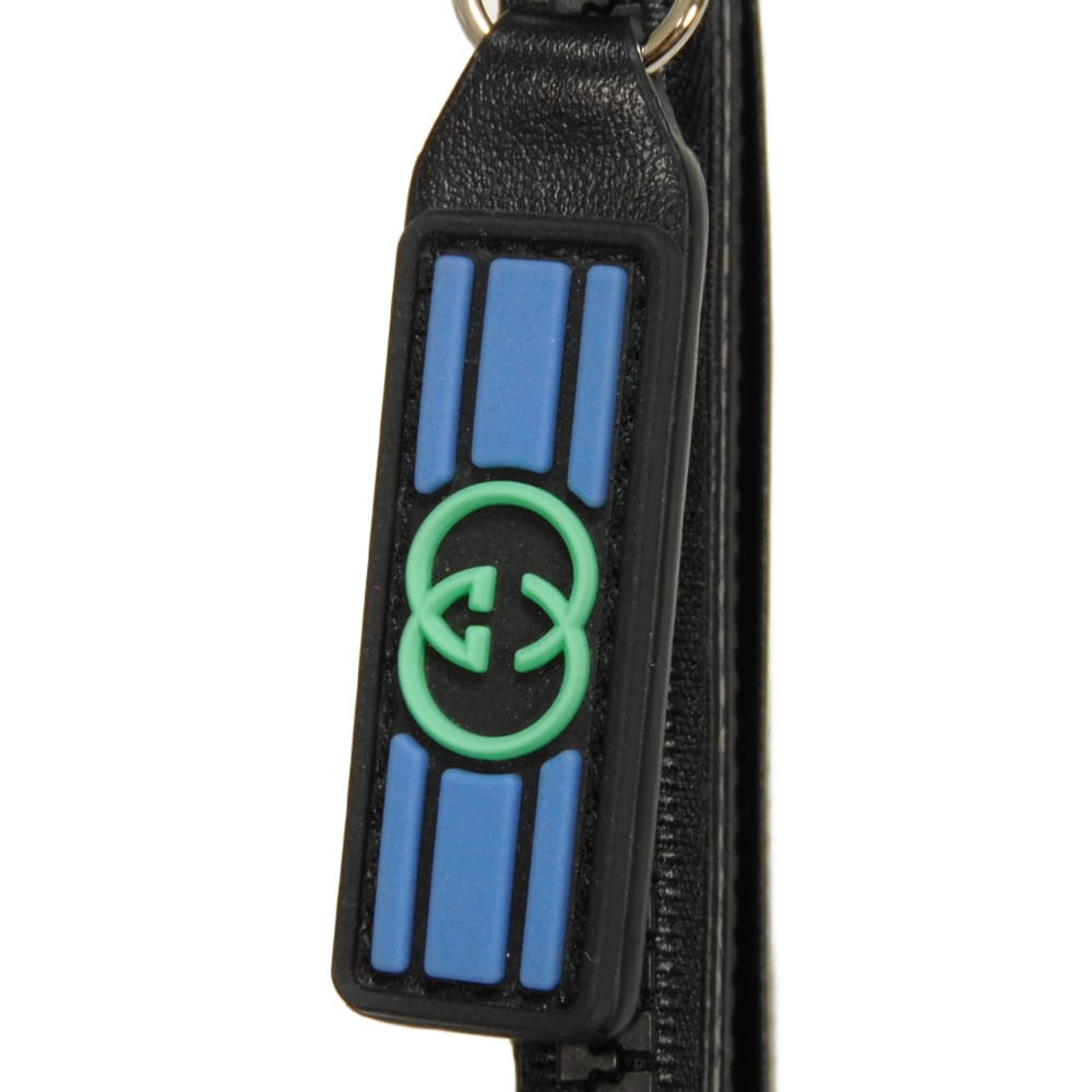 Used 9539 Matte Crystal GG Fragment Case 780177 FAC90 1088 7943 Card Case, Excellent Condition Interlocking G Black