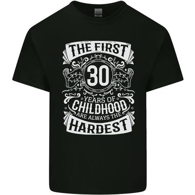 First 30 Years of Childhood Funny 30th Birthday Unisexs Light Cotton TShirt